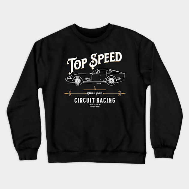 Top Speed Racing Crewneck Sweatshirt by msportm